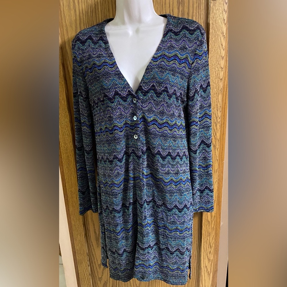 Rabbit, Rabbit, Rabbit Designs Purple,blue, silver multi color sparkle duster 8